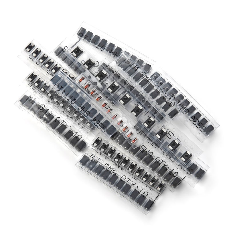 CHANZON SMD Fast Switching/Schottky/Rectifier Diode Assorted Kit (15 Values Total 150pcs: M1 M4 M7 S1M S2M S3M SS14 SS16 SS24 SS26 SS34 SS36 RS1M US1M LL4148) Electronic Component Assortment Set - Image 3